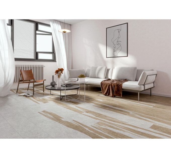 Плитка керамогранітна Sintonia коричневий RECT 198x1198x10 Golden Tile