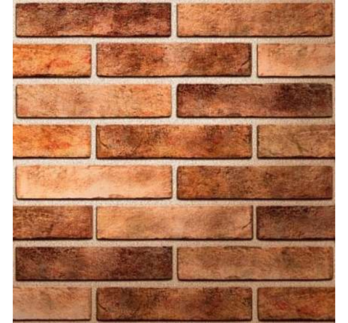 Плитка фасадна Seven Tones помаранчевий Slim 60x250x6 Golden Tile