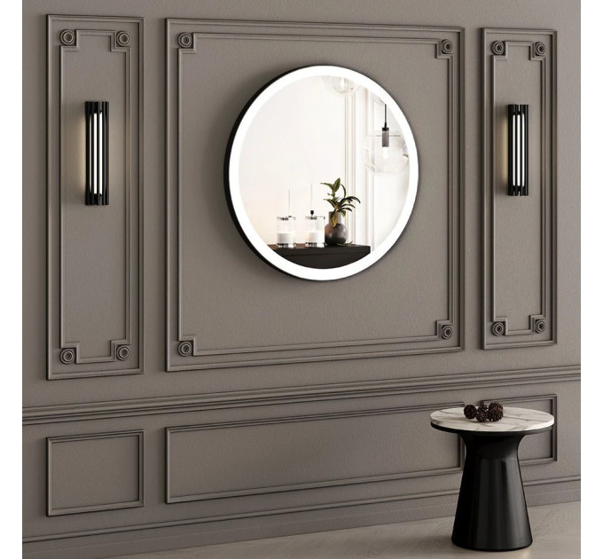 Дзеркало YAMATO BLACK Iron Mirror 600x600 StudioGlass