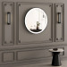 Дзеркало YAMATO BLACK Iron Mirror 600x600 StudioGlass