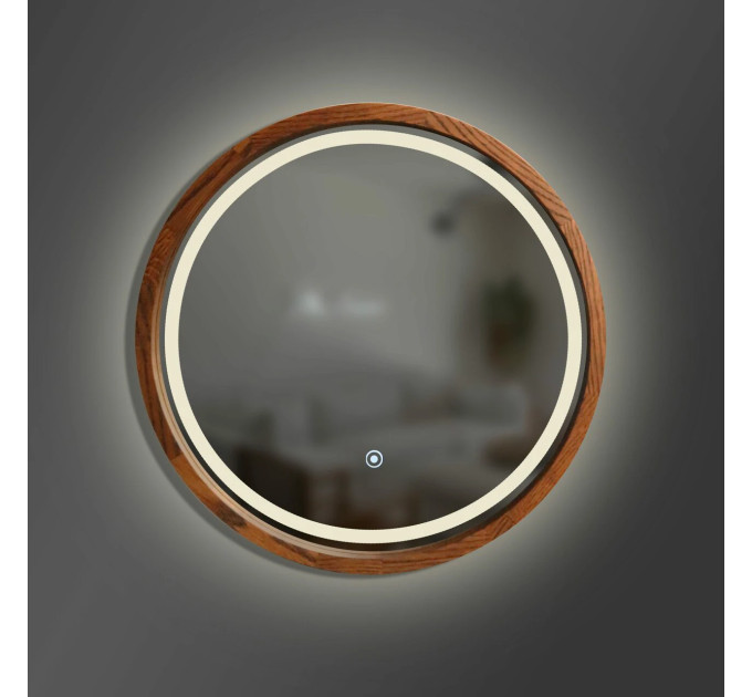 Дзеркало Perfection Slim LED D550 Cognac Luxury Wood