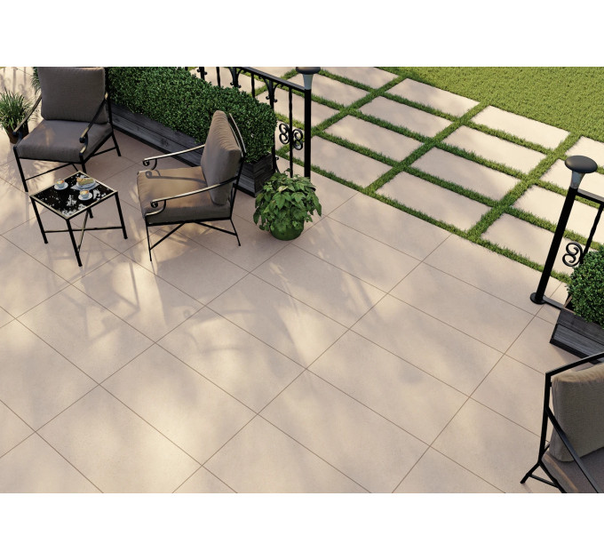 Плитка керамогранітна X60RS3R Rockstone Beige 600x600x20 Zeus Ceramica