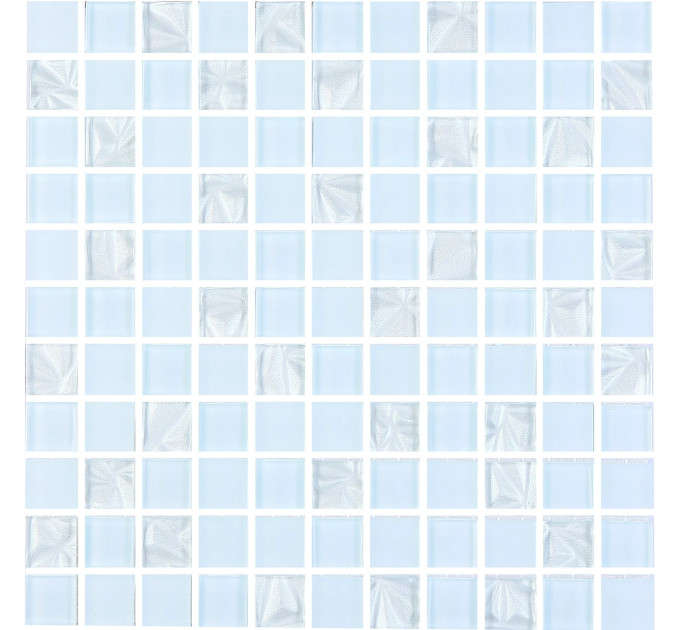 Мозаїка GM 8019 C3 Pearl S4/Ceramik White/White 300 х 300 х 8 ( 25 х 25 ) Кераміка Лео УКРАЇНА
