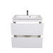 Шафка з умивальником підвісна Акцент Альфа 70, Аква Родос