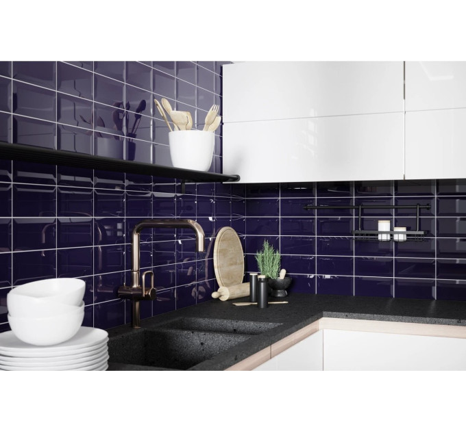 Плитка стінова Metrotiles синій 100x200x7 Golden Tile