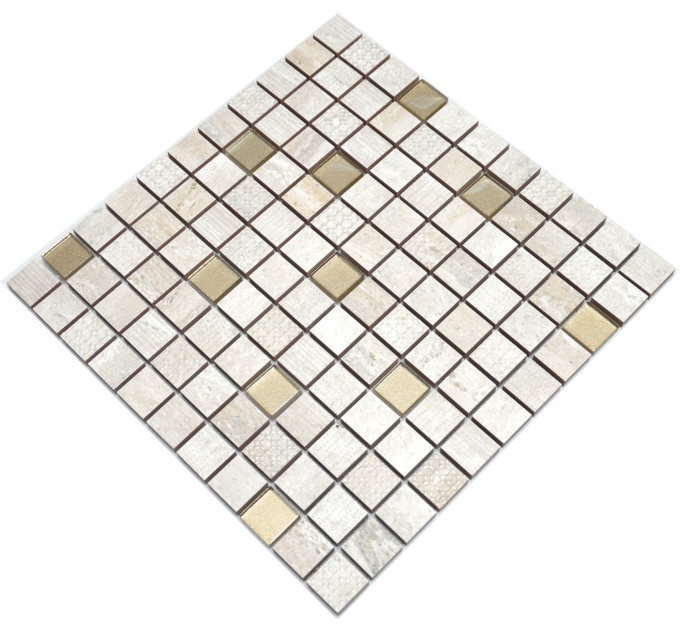 Мозаїка СМ 3041 С2 Beige-Gold 300x300x9 Котто Кераміка
