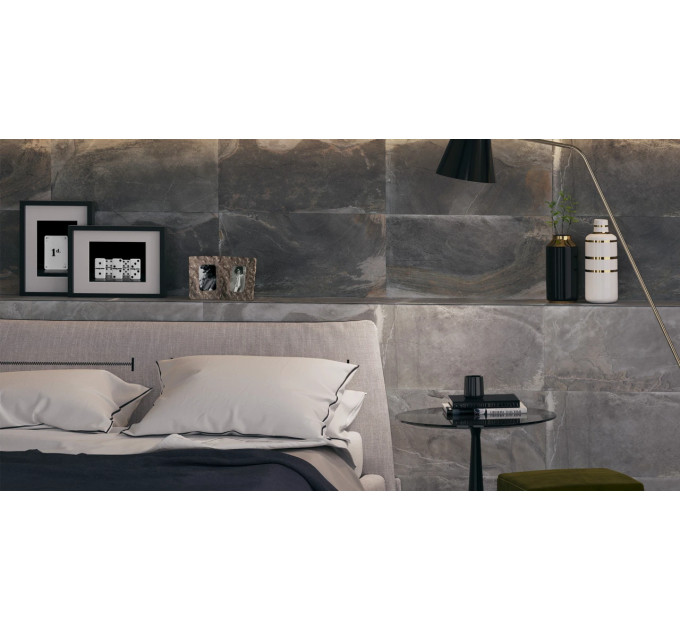 Плитка підлогова 962940 Slate Сірий 30,7x60,7 код 4080 Голден Тайл
