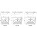 Умивальник CHROME 600, (XJG01160000) RAVAK