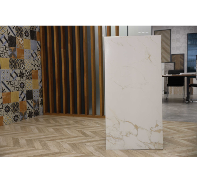 Плитка керамогранітна 3G0990 Imperial білий 600x1200x8 Golden Tile