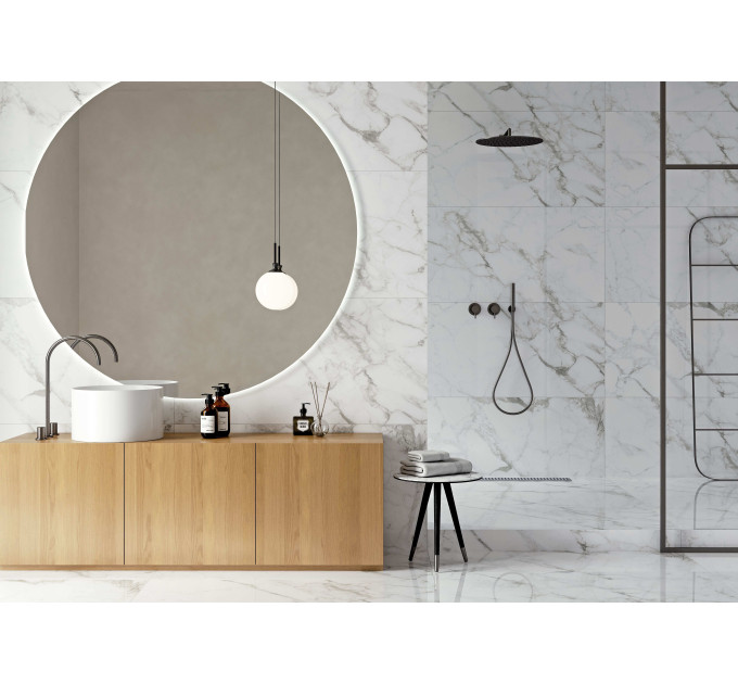 Плитка керамогранітна Н90990 Calacatta Extra білий 600x1200x8 Golden Tile