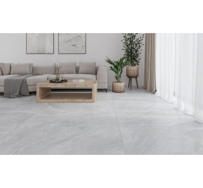 Плитка керамогранітна DRG980 Dark Rock світло-сірий 600x1200x8 Golden Tile