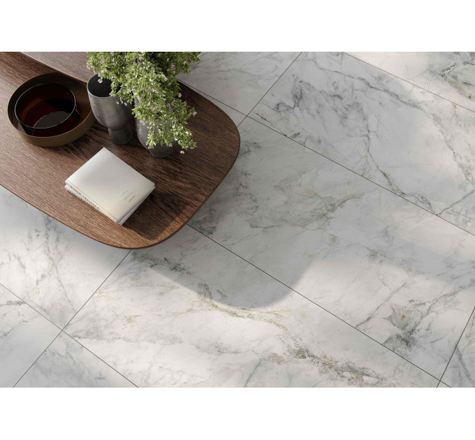 Плитка керамогранітна LE0980 Leonardo білий 600x1200x8 Golden Tile