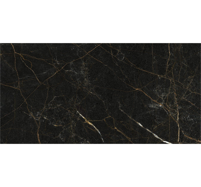 Плитка керамогранітна MPС990 Marmo Perlanera чорний 600x1200x8 Golden Tile