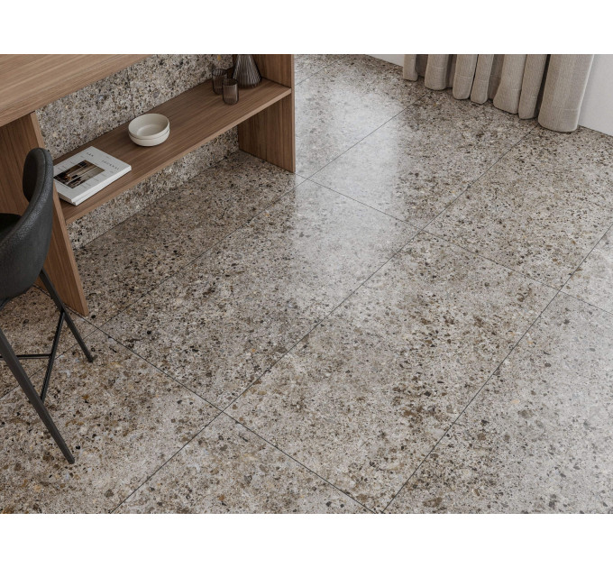Плитка керамогранітна PE7980 Pebbles Extra коричневий 600x1200x8 Golden Tile