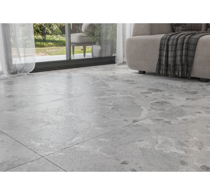 Плитка керамогранітна RLG980 Rockland світло-сірий 600x1200x8 Golden Tile