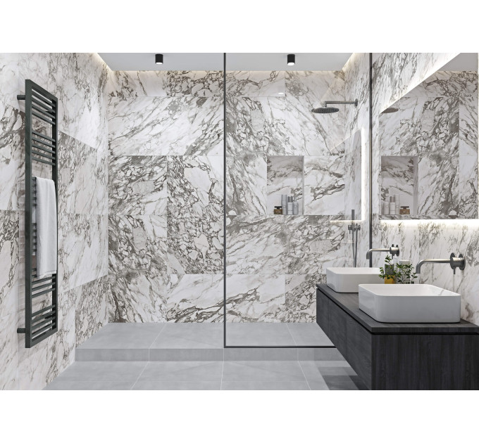 Плитка керамогранітна TS0980 Tempesta білий 600x1200x8 Golden Tile