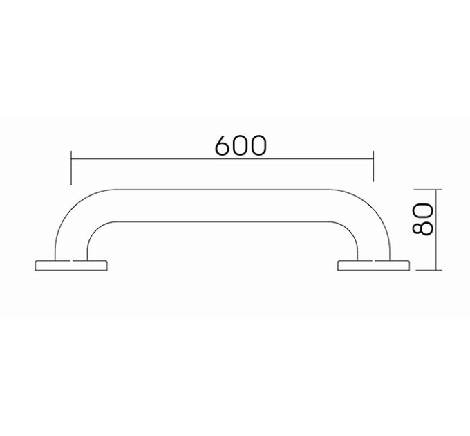 Поручень 60 см LEHNEN CONCEPT (L60006000) KOLO