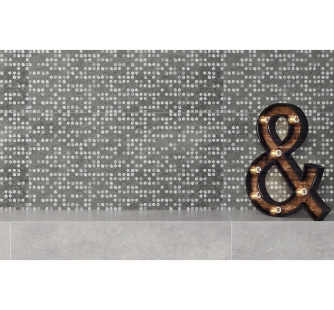 Декор Normandie Graphite Dots 29,7x59,8 код 5761 Церсаніт