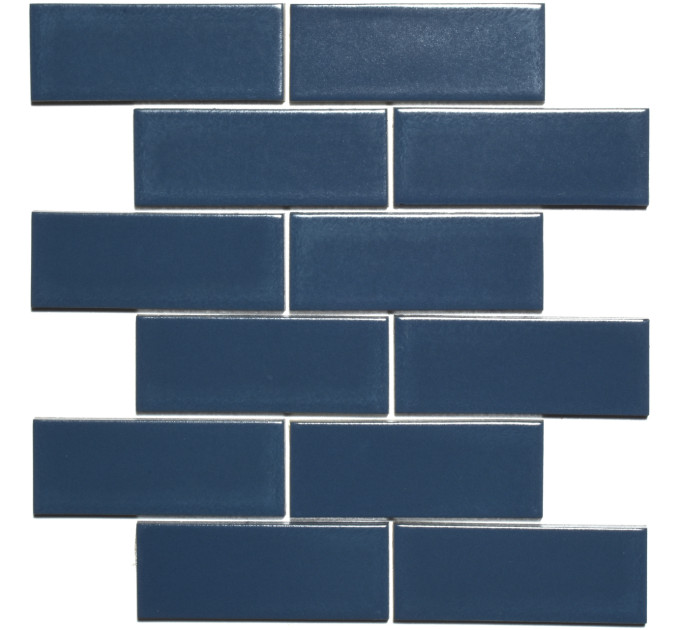 Мозаїка BRICK B 6008 Steel Blue 300x300х9 Котто Кераміка