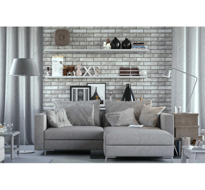 Плитка фасадна London димчастий Slim 60x250x6 Golden Tile