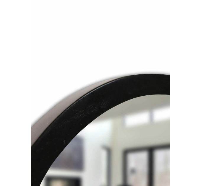 Дзеркало New Art Slim 600x900 Black Luxury Wood