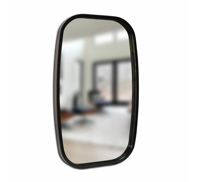 Дзеркало New Art Slim 600x900 Black Luxury Wood