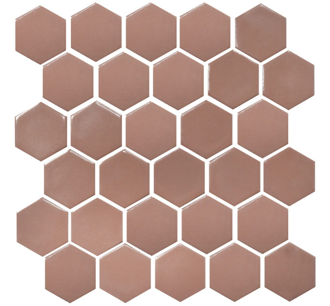 Мозаїка HEXAGON H 6011 Hot Pink 295х295х9 Кераміка Лео УКРАЇНА