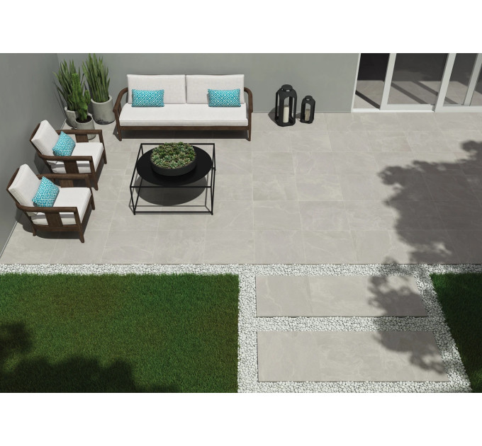Плитка керамогранітна X60ST8R SLATE Grey 600x600x20 Zeus Ceramica