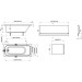 Ванна прямокутна CHROME 160x70, RAVAK
