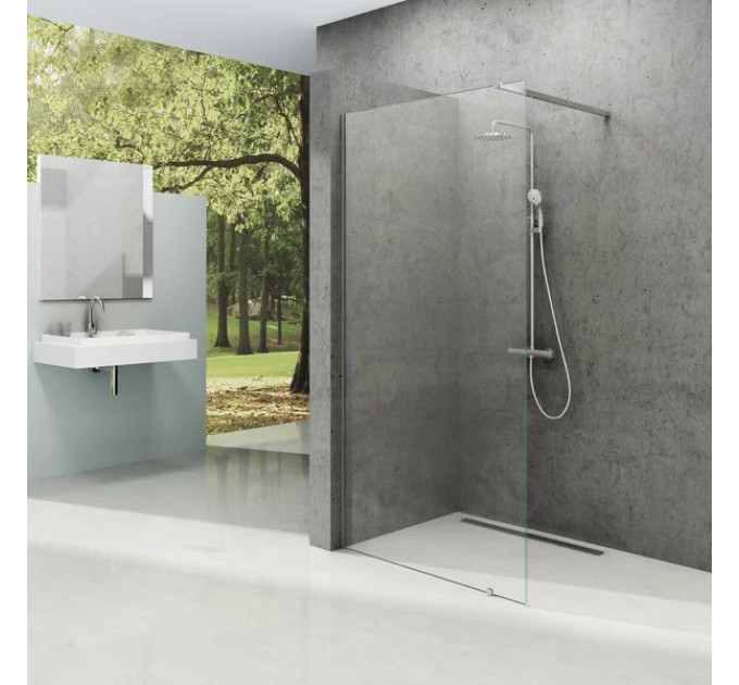 Душова стінка нерухома одноелементна Walk In Wall-130 v.200 Transparent, RAVAK