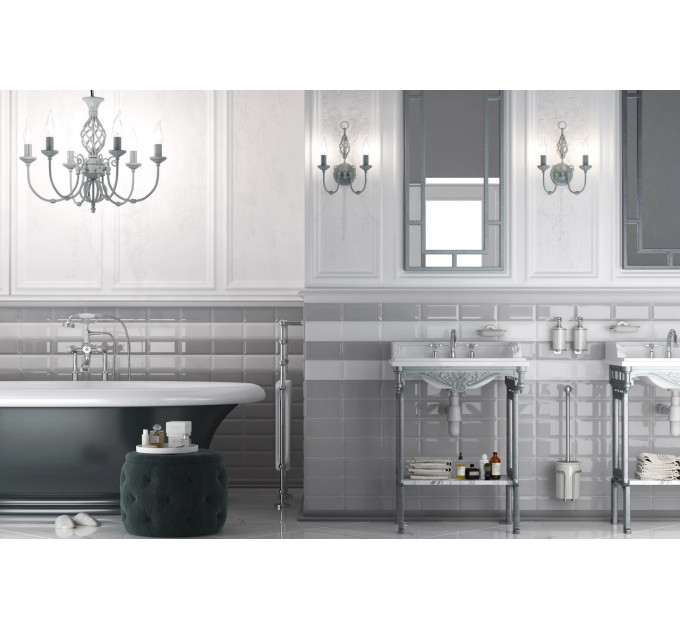Плитка стінова 463051 Metrotiles Блакитний 10x20 код 8675 Голден Тайл