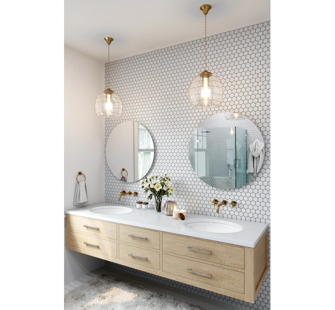 Мозаїка HEXAGON H 6001 Flora Grey 295х295х9 Кераміка Лео УКРАЇНА