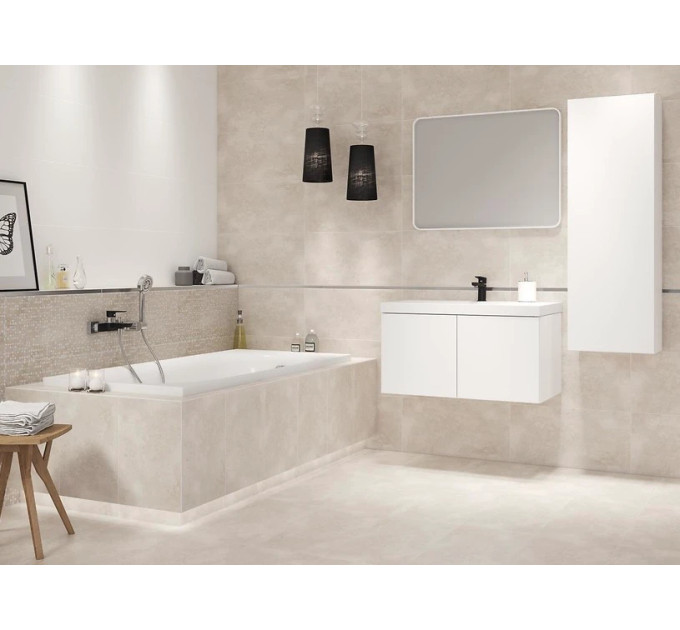 Плитка керамогранітна NORMANDIE LIGHT GREY 297х598x8 Cersanit