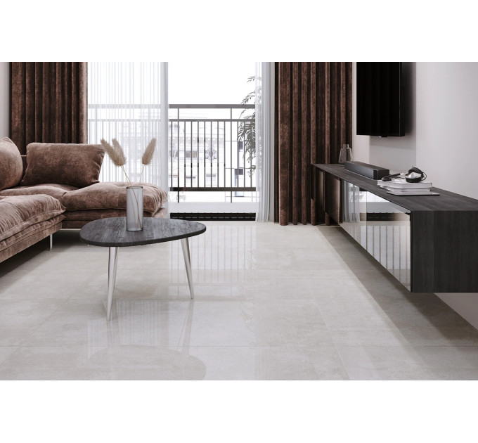 Плитка керамогранітна Alba бежевий LAP 600x600x10 Golden Tile