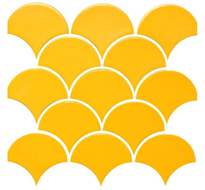 Мозаїка Scales SC X 6025 Dark Yellow 300x300x9 Котто Кераміка