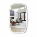 Дзеркало New Art Slim 600x900 Snow White Luxury Wood