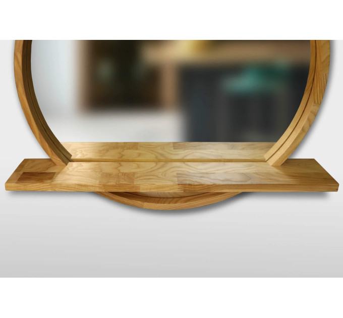Дзеркало Sunrise з поличкою D800 Natural Oak Luxury Wood