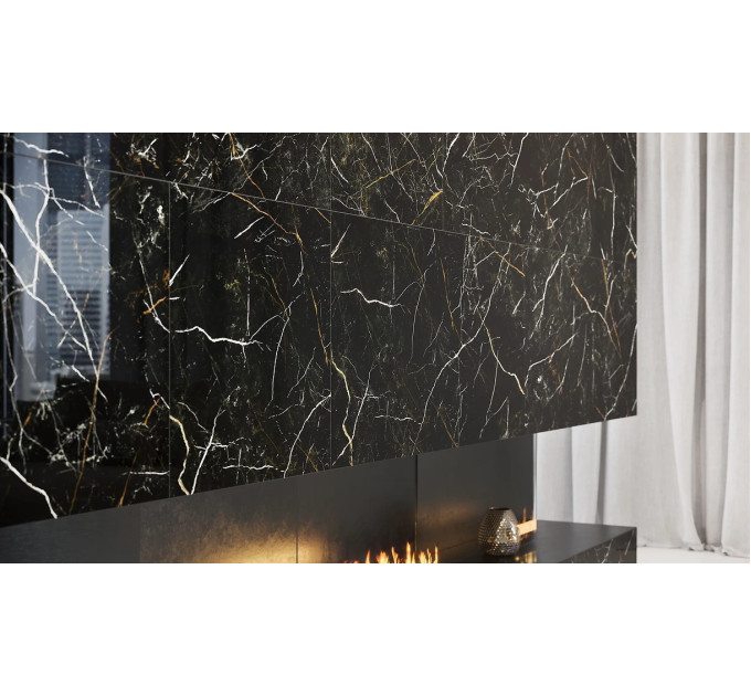 Плитка керамогранітна Royal Black Polished 5981198x8 Opoczno