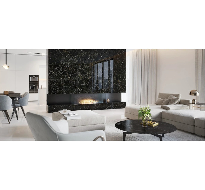 Плитка керамогранітна Royal Black Polished 5981198x8 Opoczno