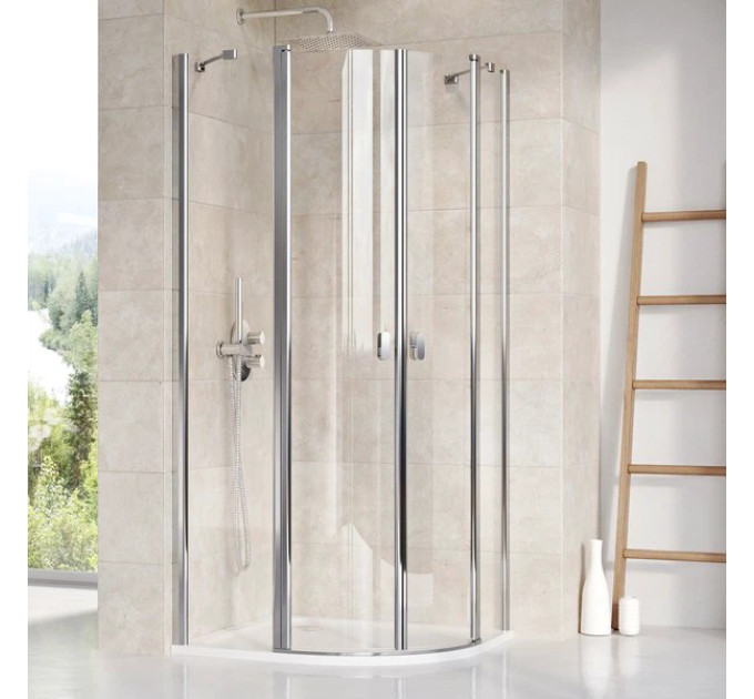 Душова кабіна напівкругла CHROME CSKK4-90 Transparent, (3Q170C00Z1) RAVAK