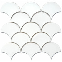 Мозаїка Scales SC X 6024 White 300x300x9 Котто Кераміка