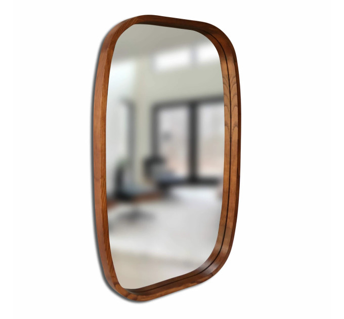 Дзеркало New Art Slim 600x900 Cognac Luxury Wood