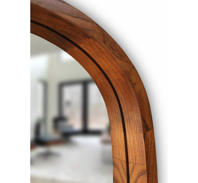 Дзеркало New Art Slim 600x900 Cognac Luxury Wood