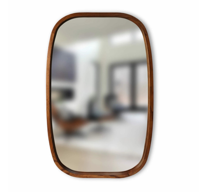 Дзеркало New Art Slim 600x900 Cognac Luxury Wood