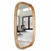 Дзеркало New Art Slim 600x900 Natural Dark Luxury Wood