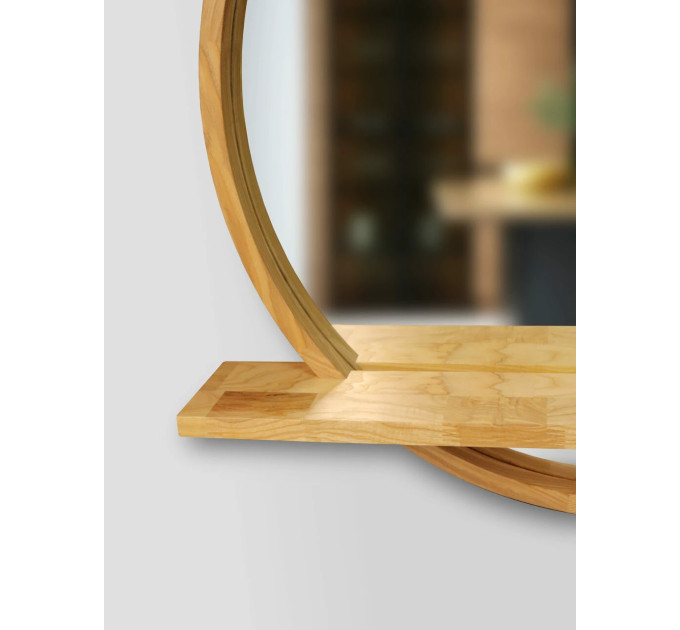 Дзеркало Sunrise з поличкою D700 Natural Oak Luxury Wood