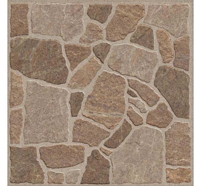 Плитка керамогранітна Cortile коричневий 400x400x8 Golden Tile