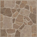 Плитка керамогранітна Cortile коричневий 400x400x8 Golden Tile