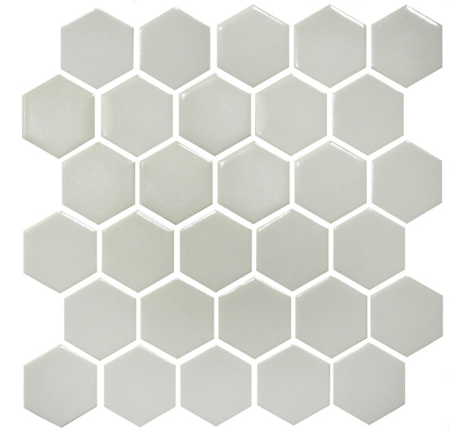 Мозаїка HEXAGON H 6014 Light Grey 295х298х9 Кераміка Лео УКРАЇНА