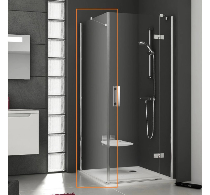 Душова стінка нерухома одноелементна SMARTLINE SMPS-90 L Transparent, RAVAK